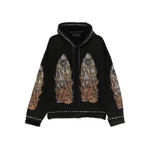 Who Decides War Black Sweaters & Knitwear - Hoodies Men